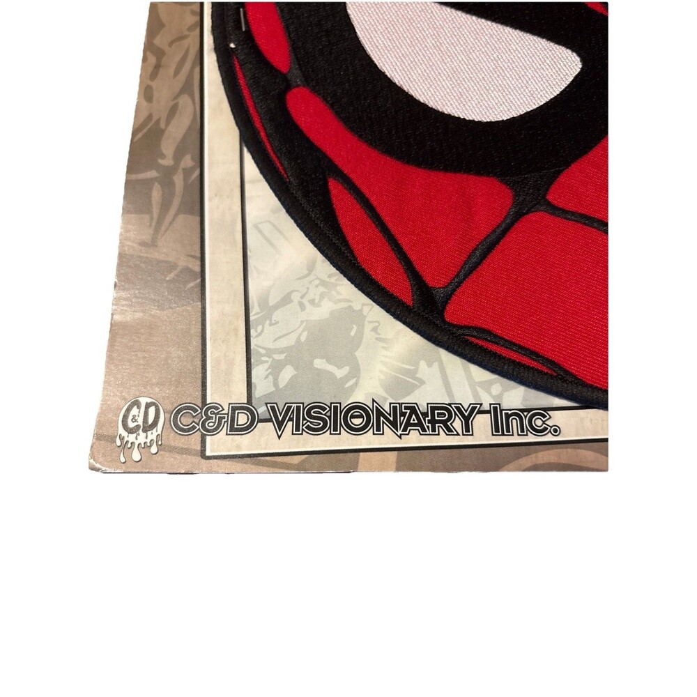 Vintage Spiderman Embroidered Iron On Patch 10" Diameter NOS - Picture 3 of 11